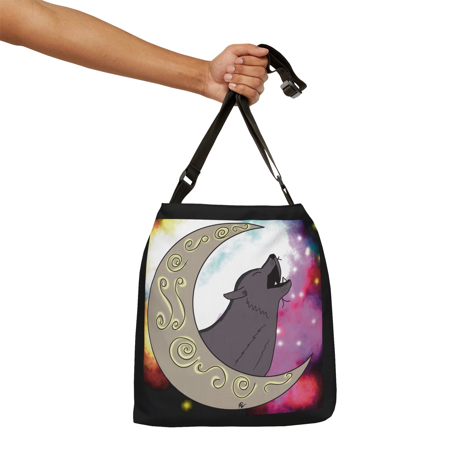 Moon Drop Cafe Adjustable Tote Bag