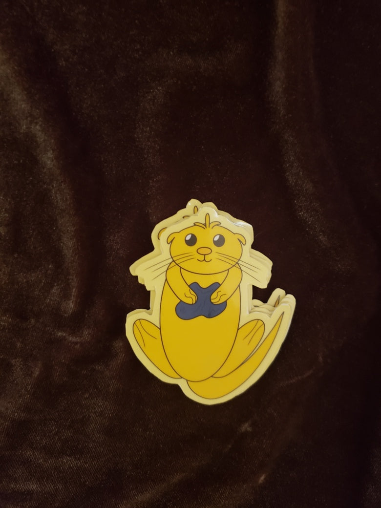 Sunny the Otter Vinyl Sticker