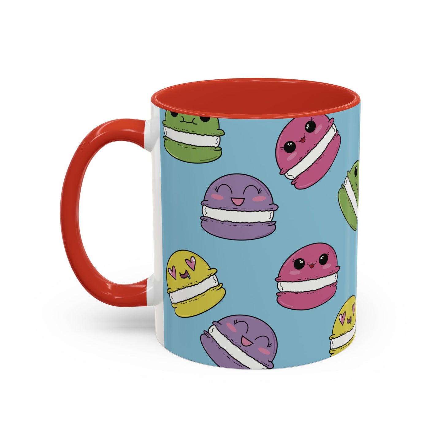 Macaron Pattern Ceramic Mug