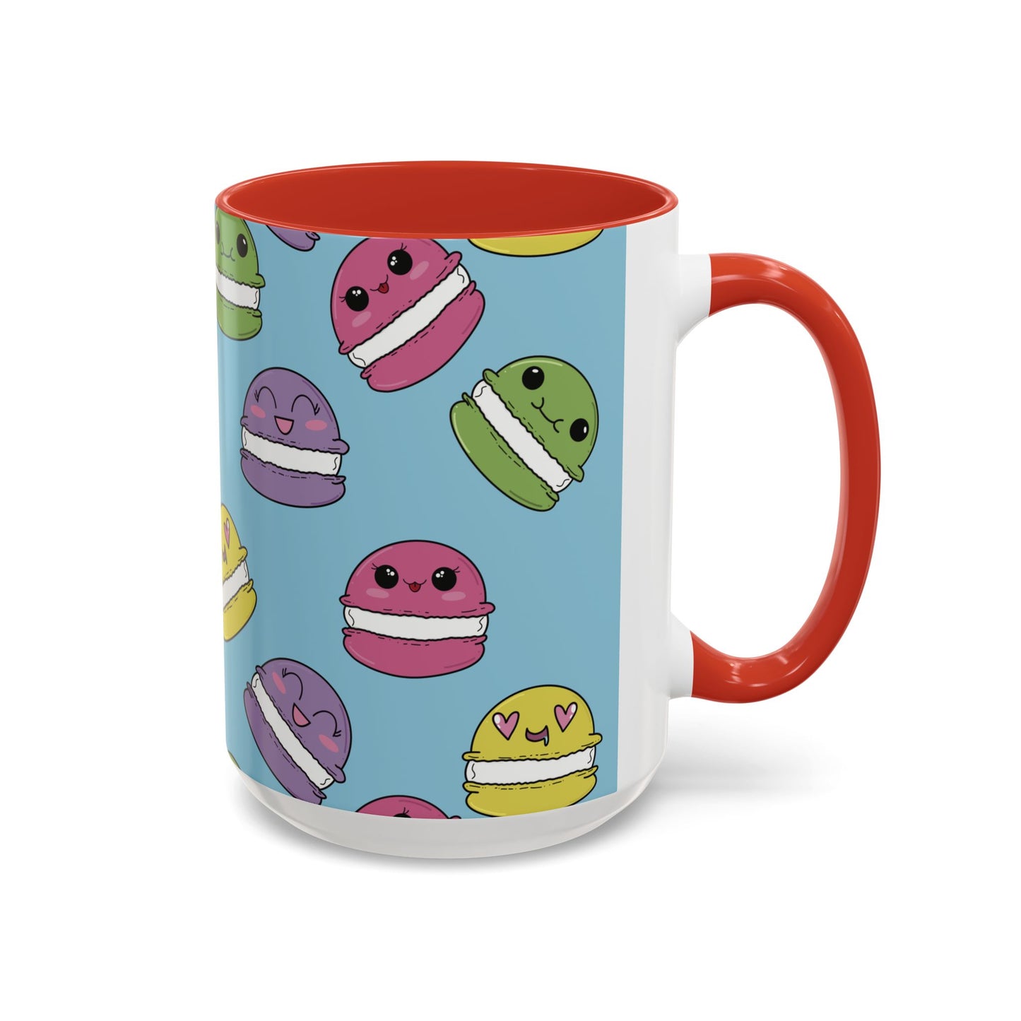 Macaron Pattern Ceramic Mug