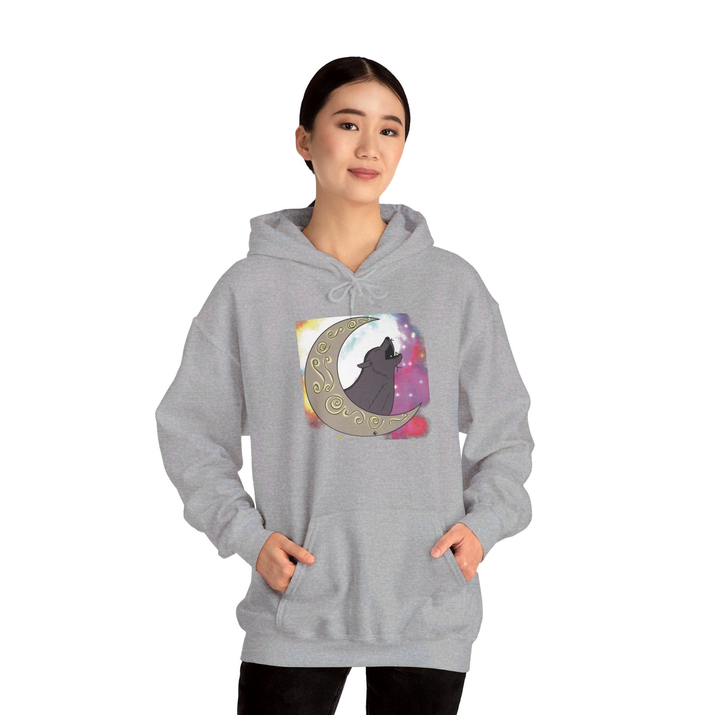 Moon Drop Cafe Hooded Sweatshirt - Nebula