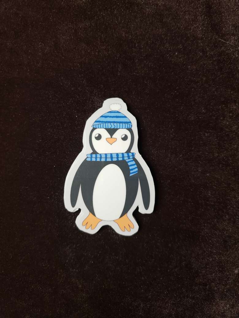 Percy Penguin Vinyl Sticker