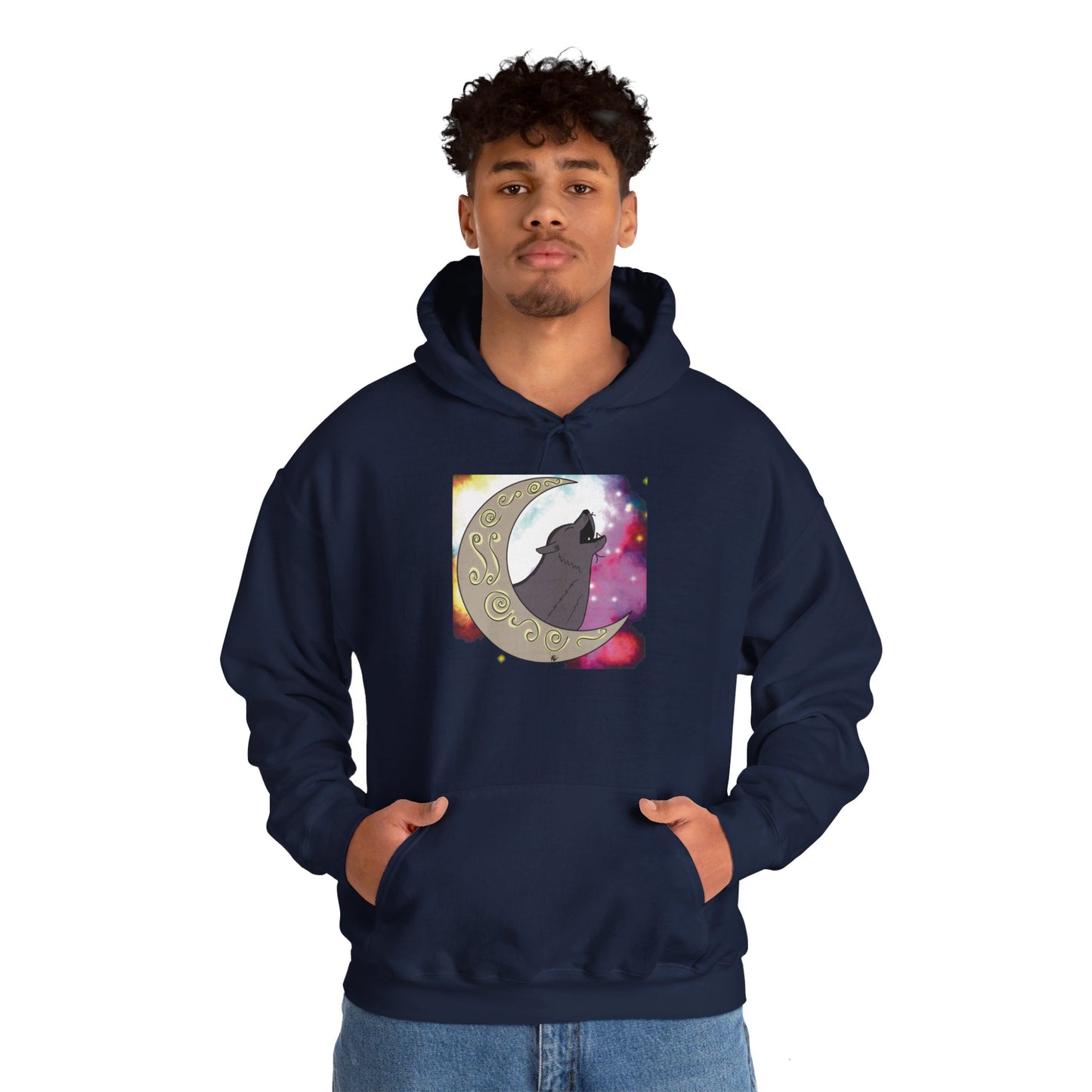 Moon Drop Cafe Hooded Sweatshirt - Nebula