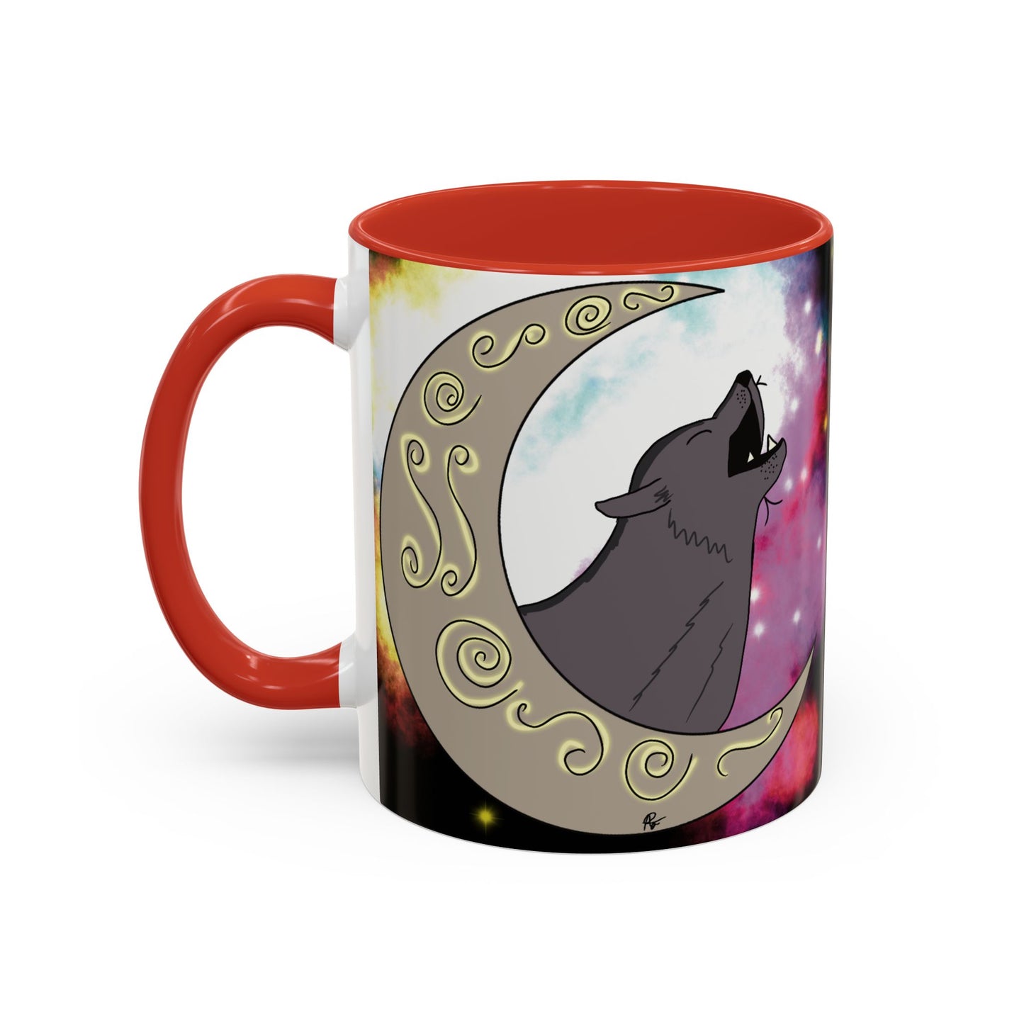 Moon Drop Logo- Nebula Ceramic Mug