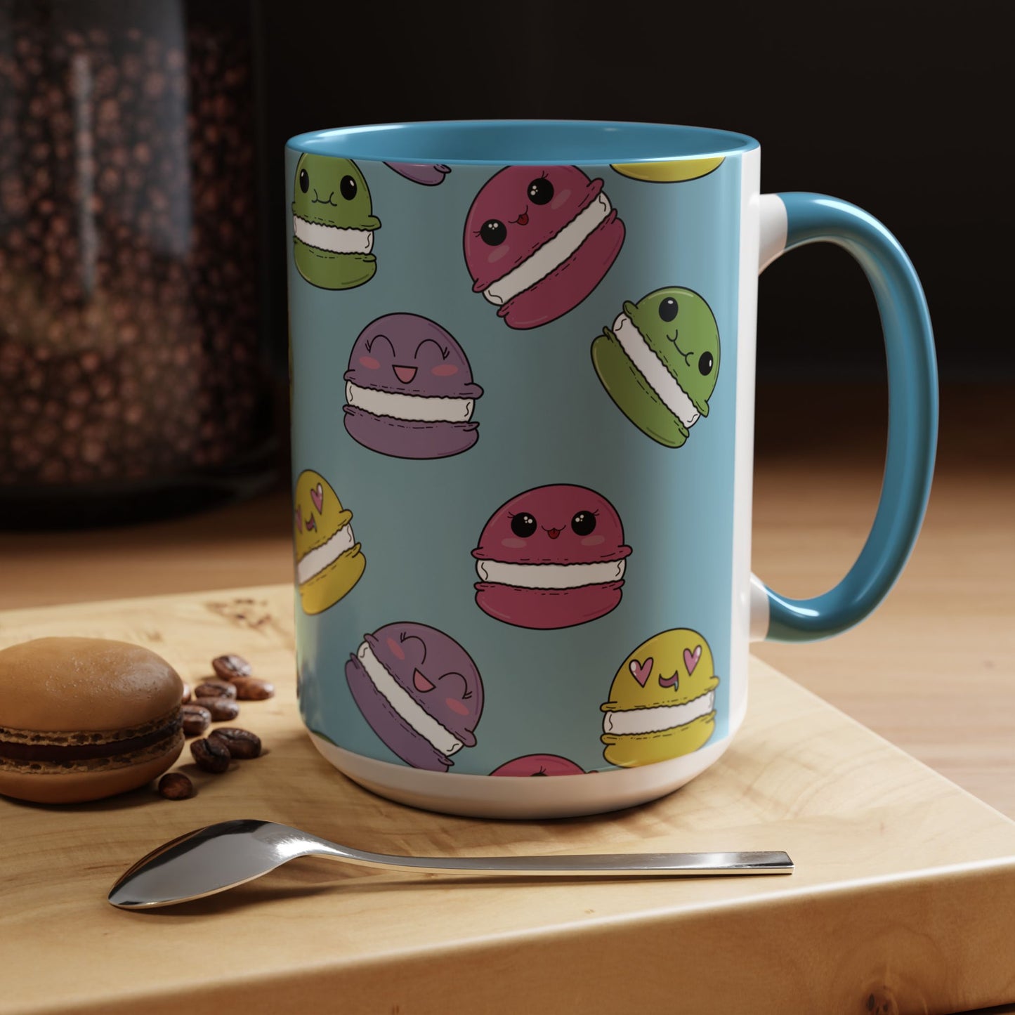Macaron Pattern Ceramic Mug