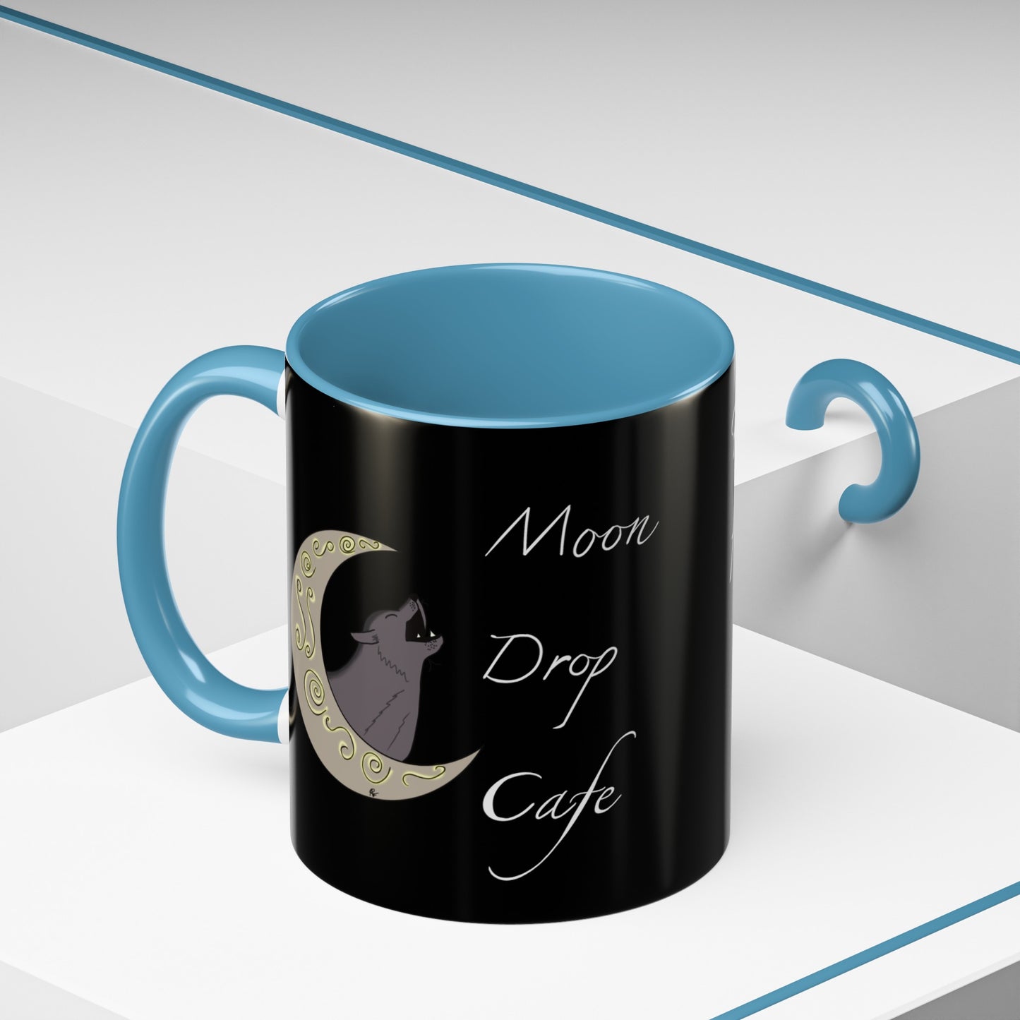 Moon Drop Logo Ceramic Mug