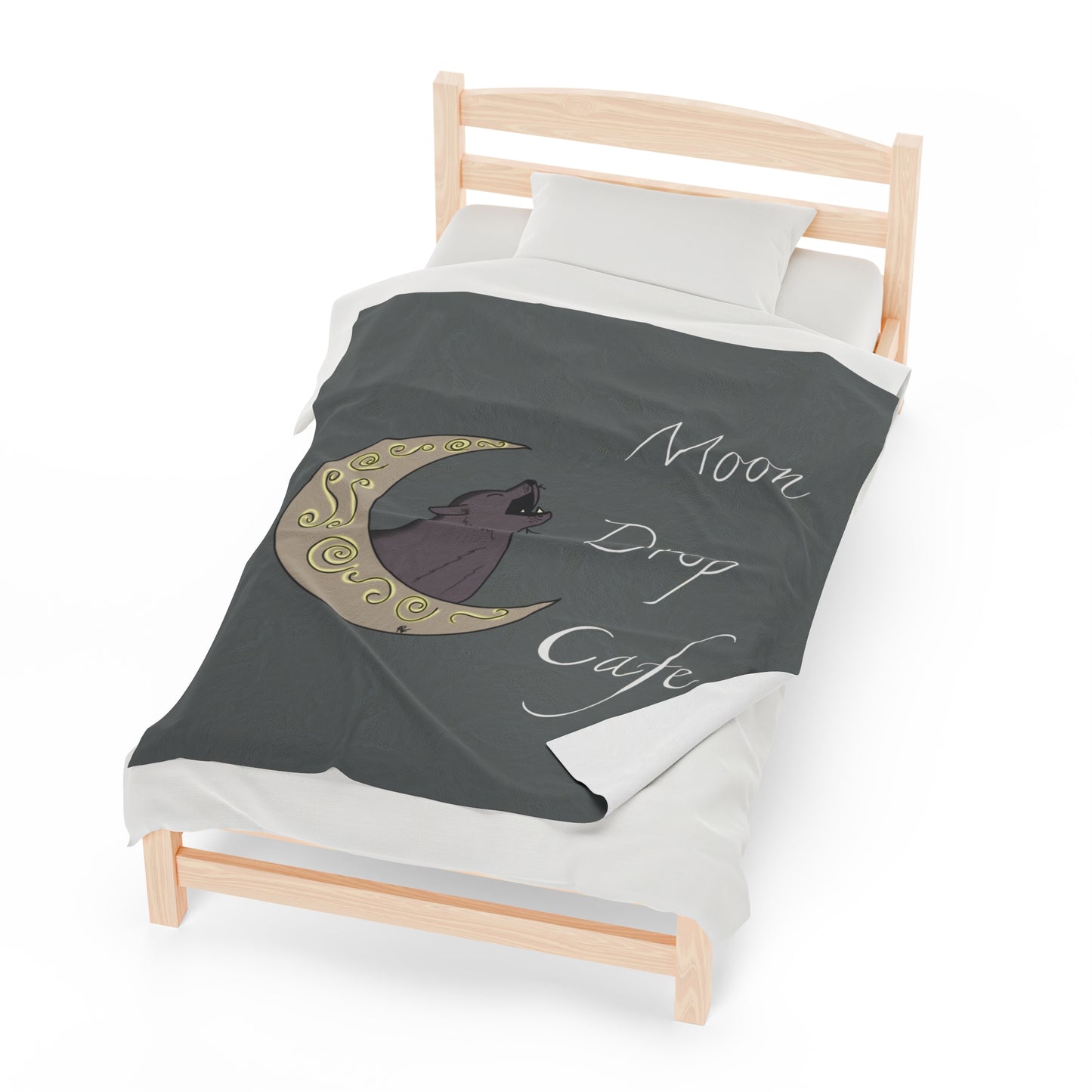Moon Drop Cafe Blanket
