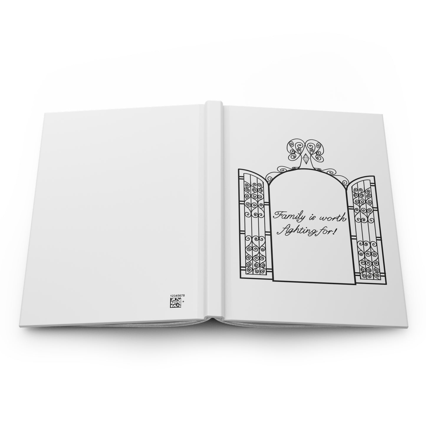 Family is Worth Fighting For Hardcover Journal