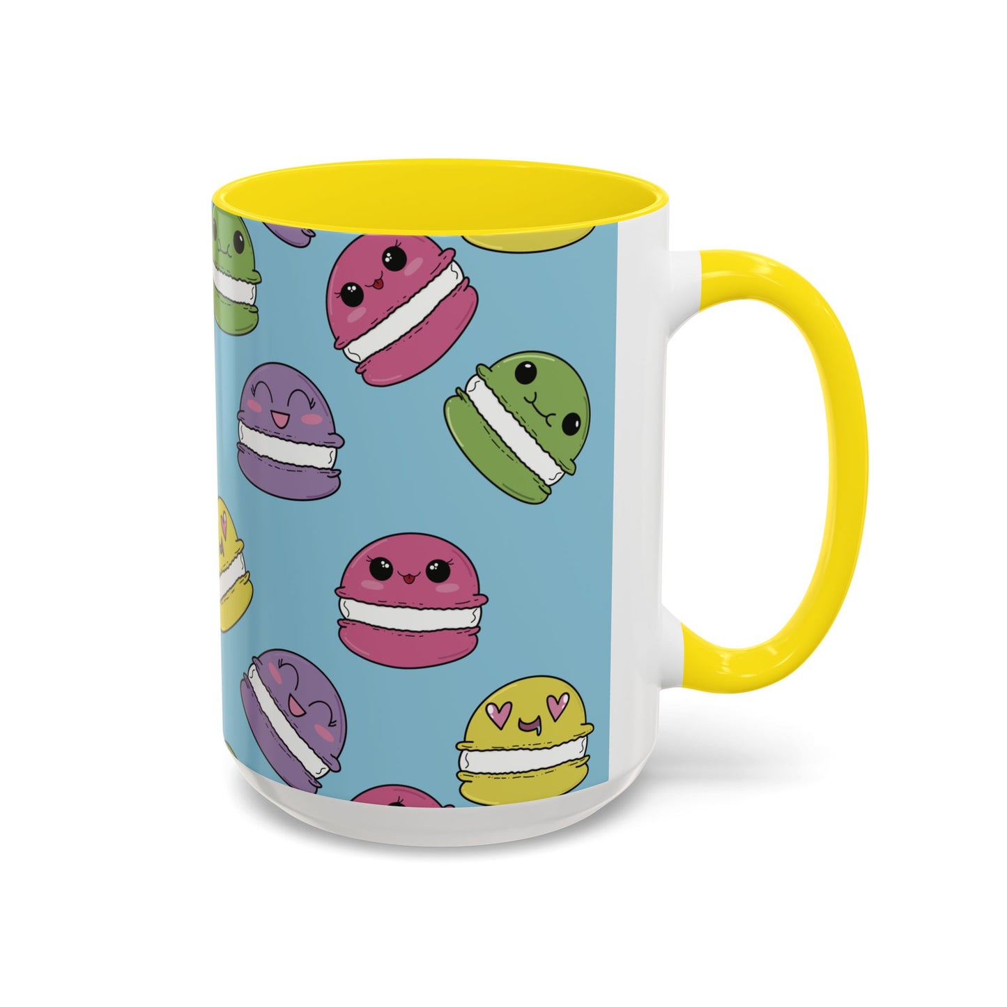 Macaron Pattern Ceramic Mug