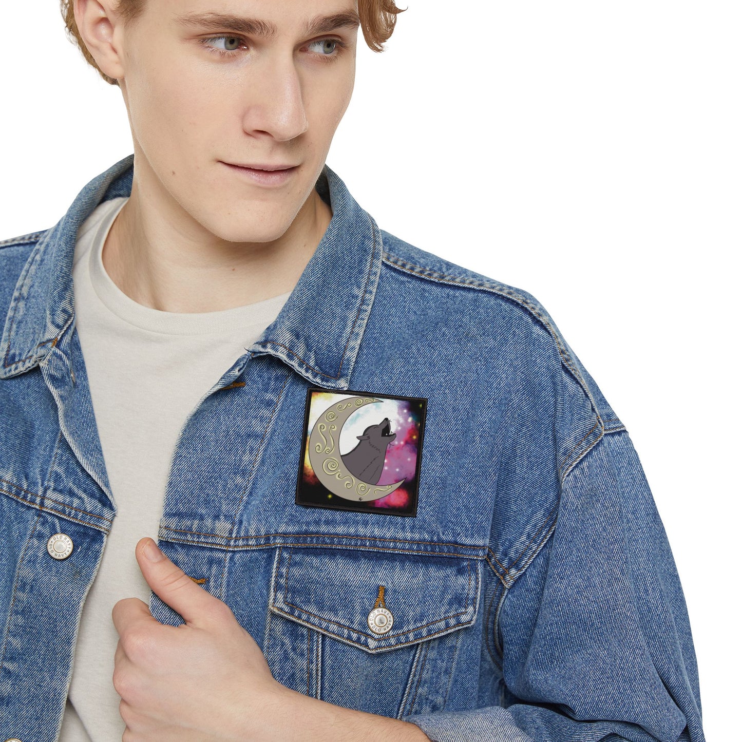Moon Drop Iron-On Patch - Nebula