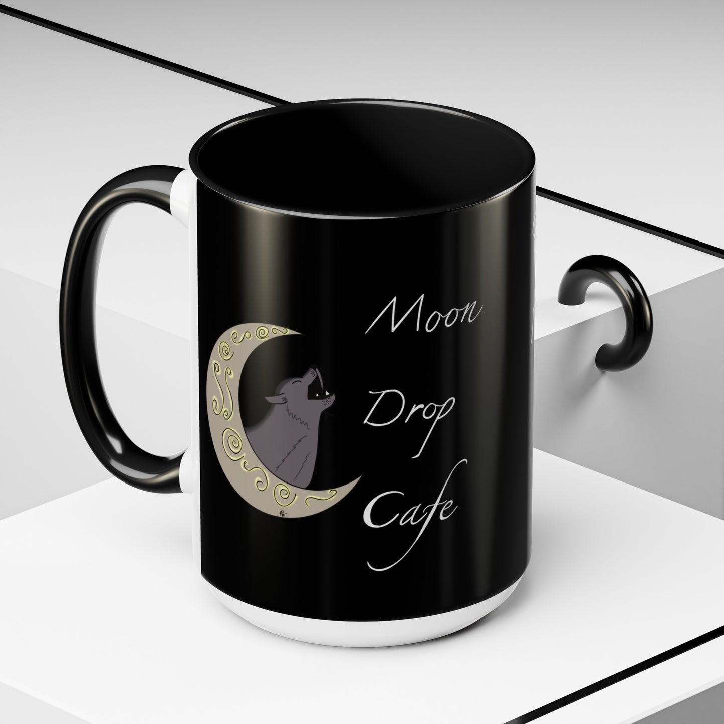 Moon Drop Logo Ceramic Mug