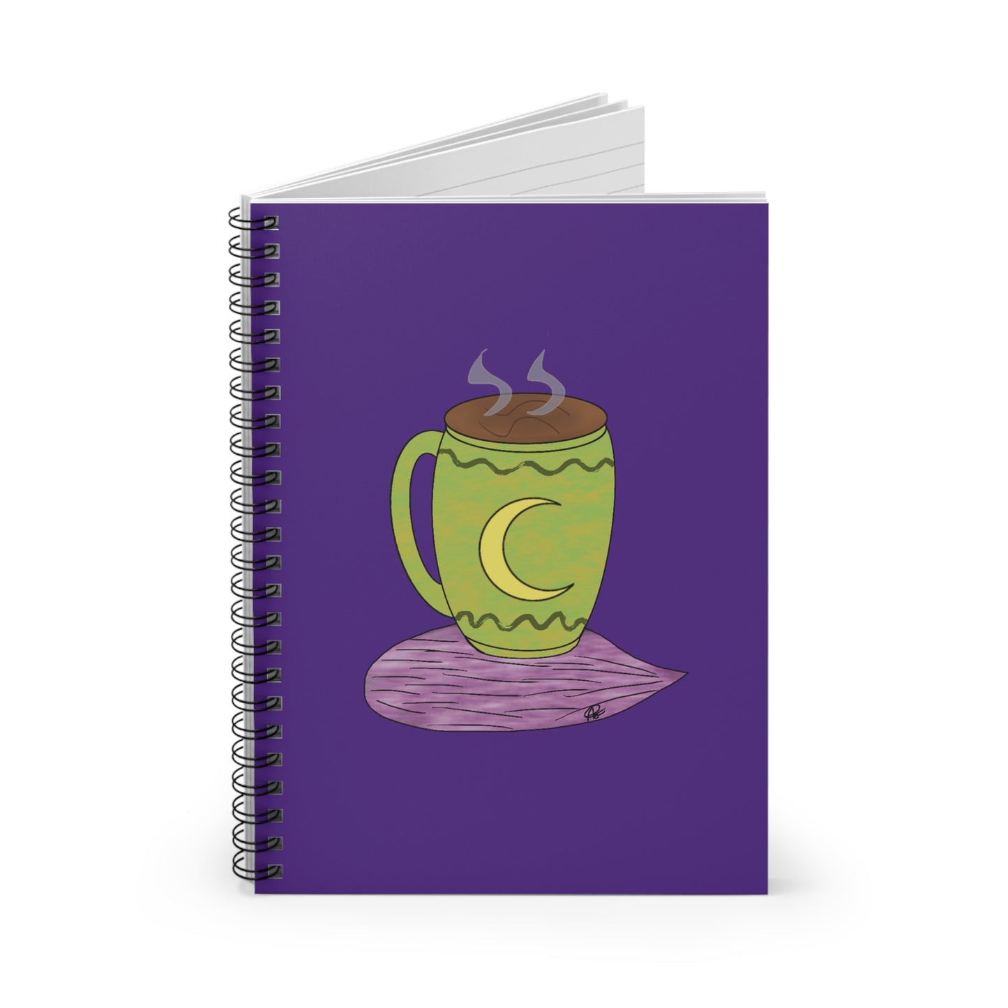 Moon Drop Alternate Logo Notebook - Purple
