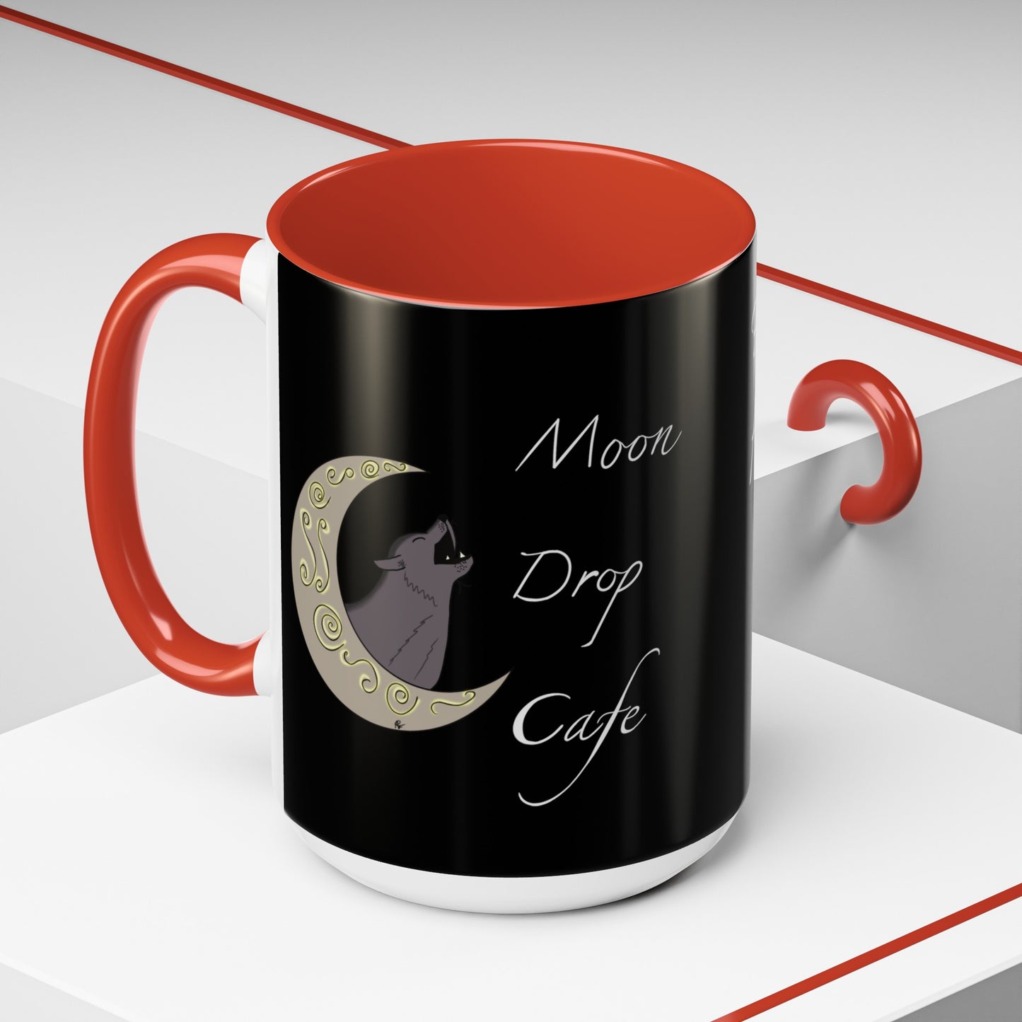 Moon Drop Logo Ceramic Mug