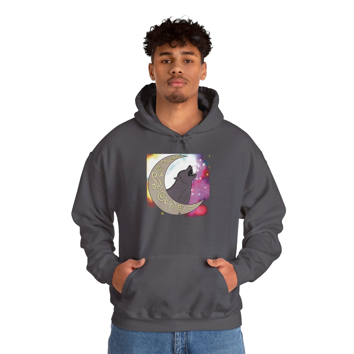 Moon Drop Cafe Hooded Sweatshirt - Nebula