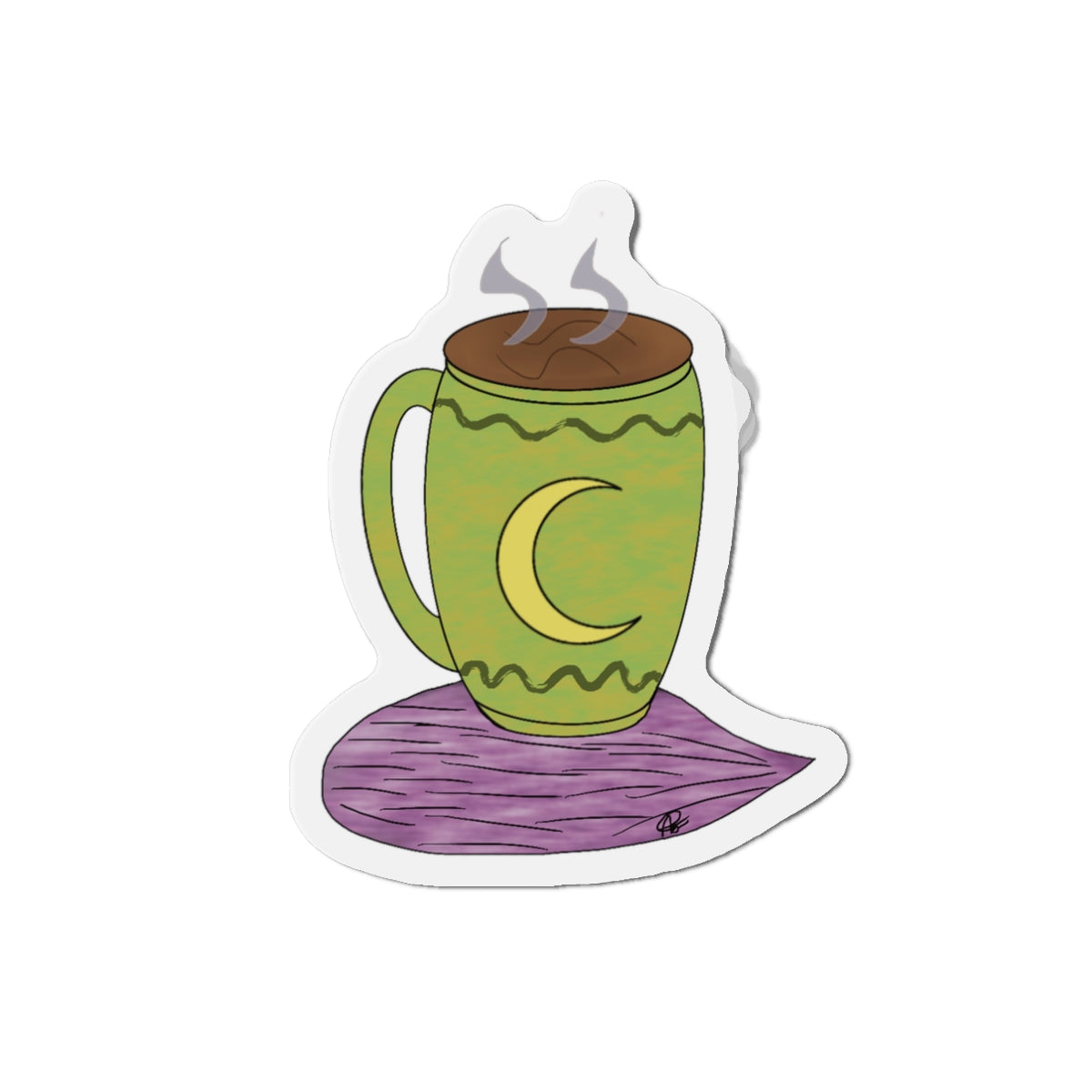 Moon Drop Alternate Logo Magnet