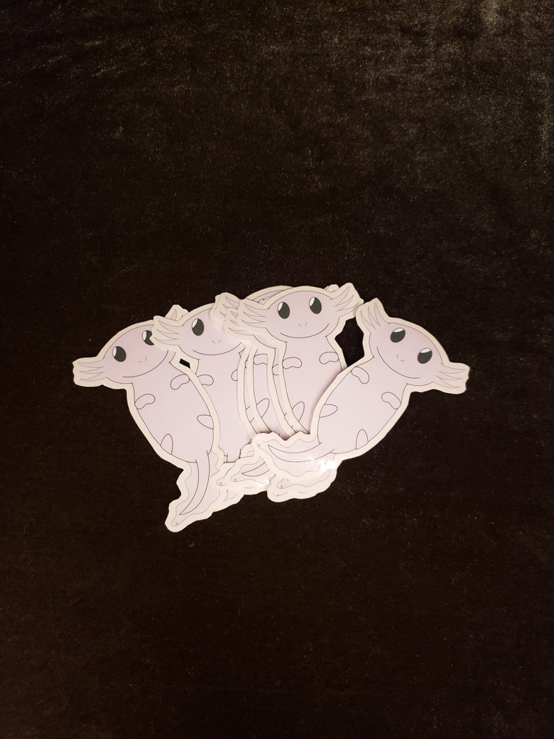Andy the Axolotl Vinyl Stickers