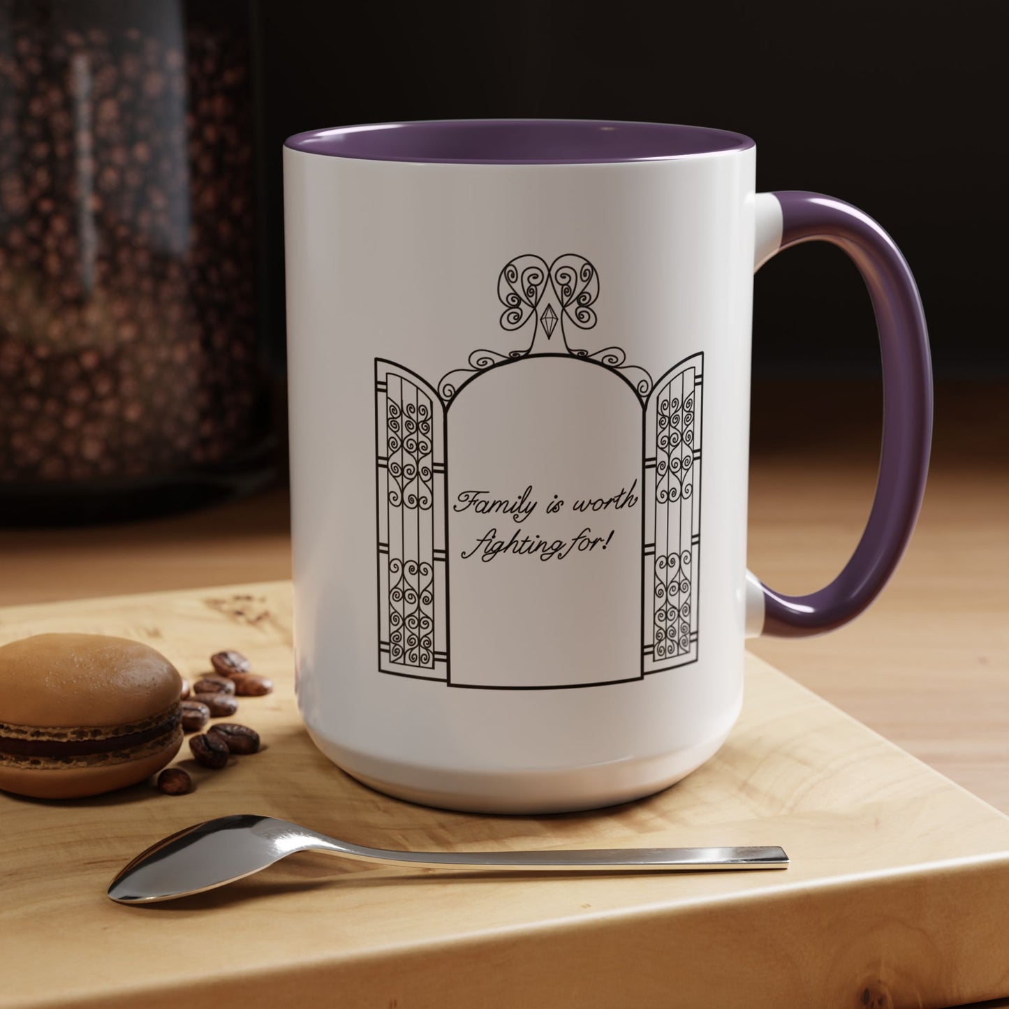 Family is worth fighting for Ceramic Mug