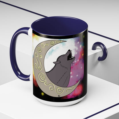 Moon Drop Logo- Nebula Ceramic Mug