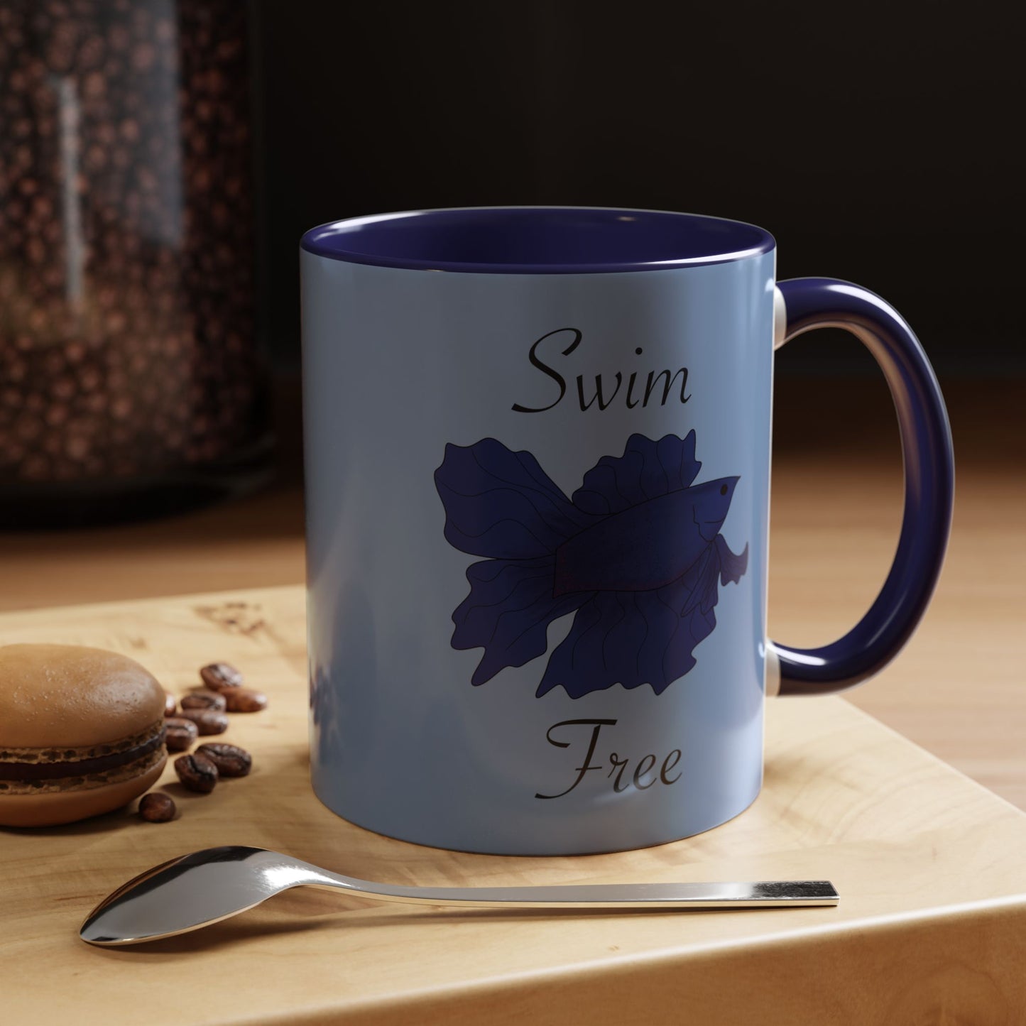 Swim Free Ceramic Mug