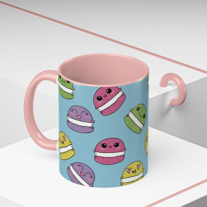Macaron Pattern Ceramic Mug
