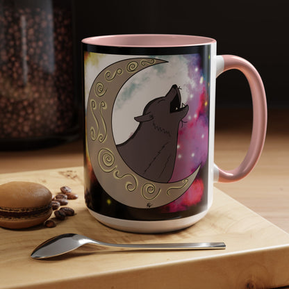Moon Drop Logo- Nebula Ceramic Mug