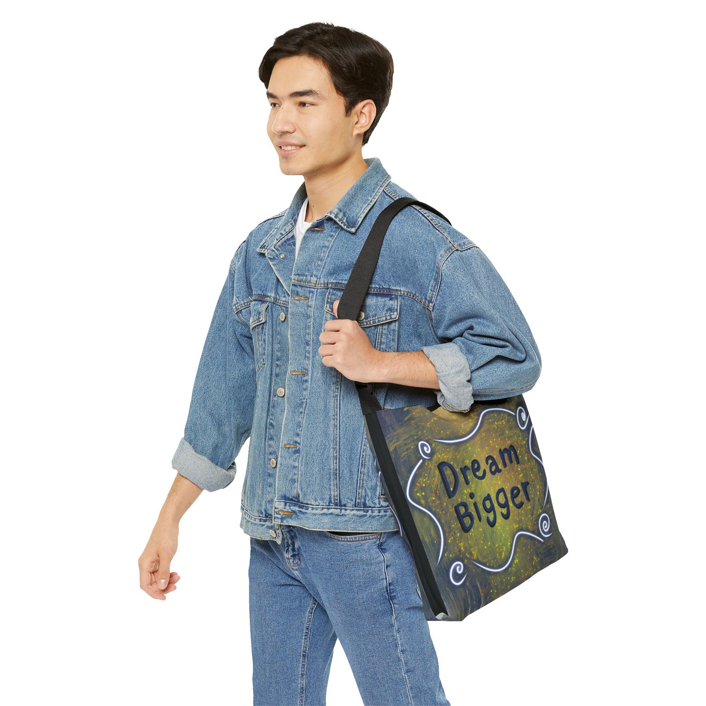 Dream Bigger Adjustable Tote Bag