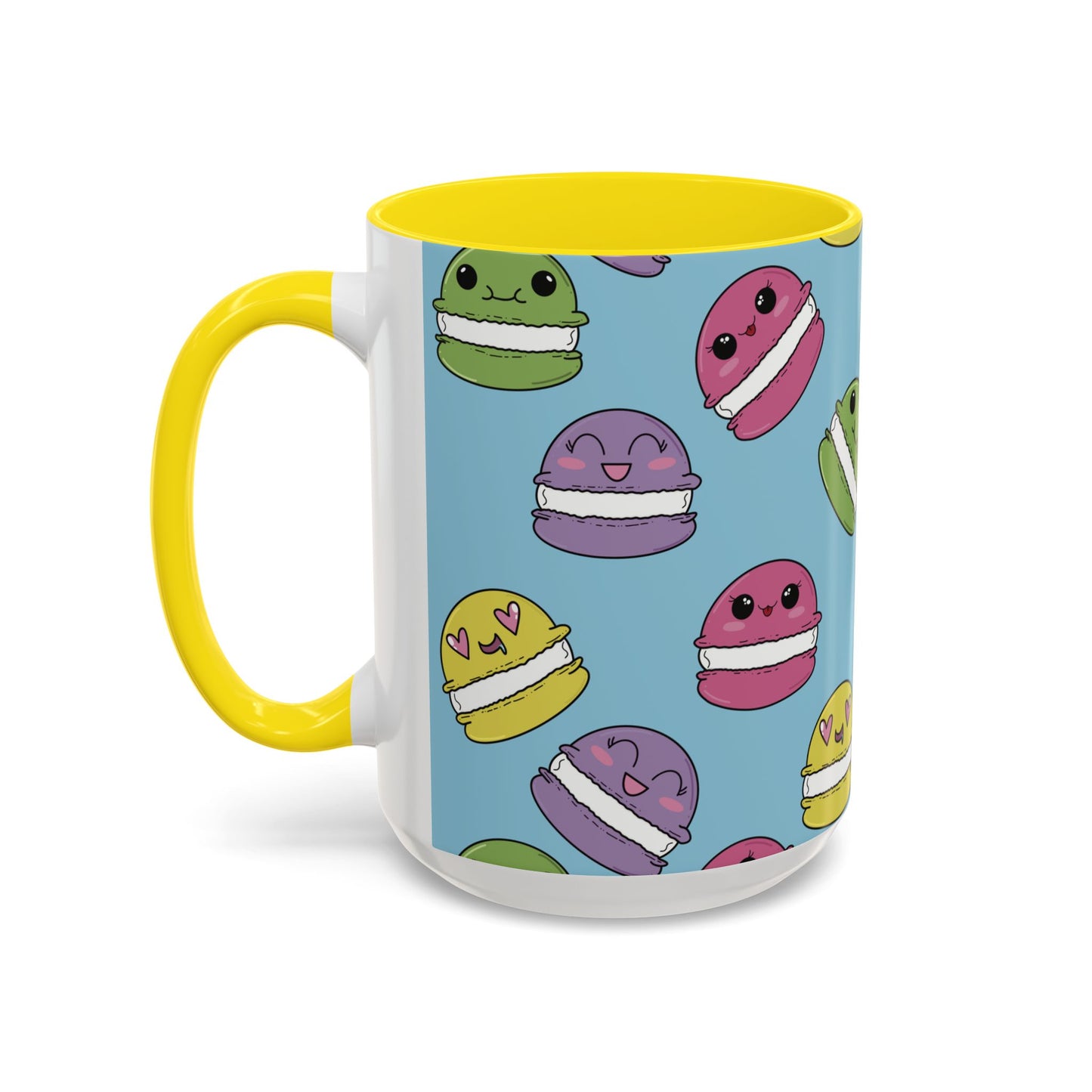 Macaron Pattern Ceramic Mug