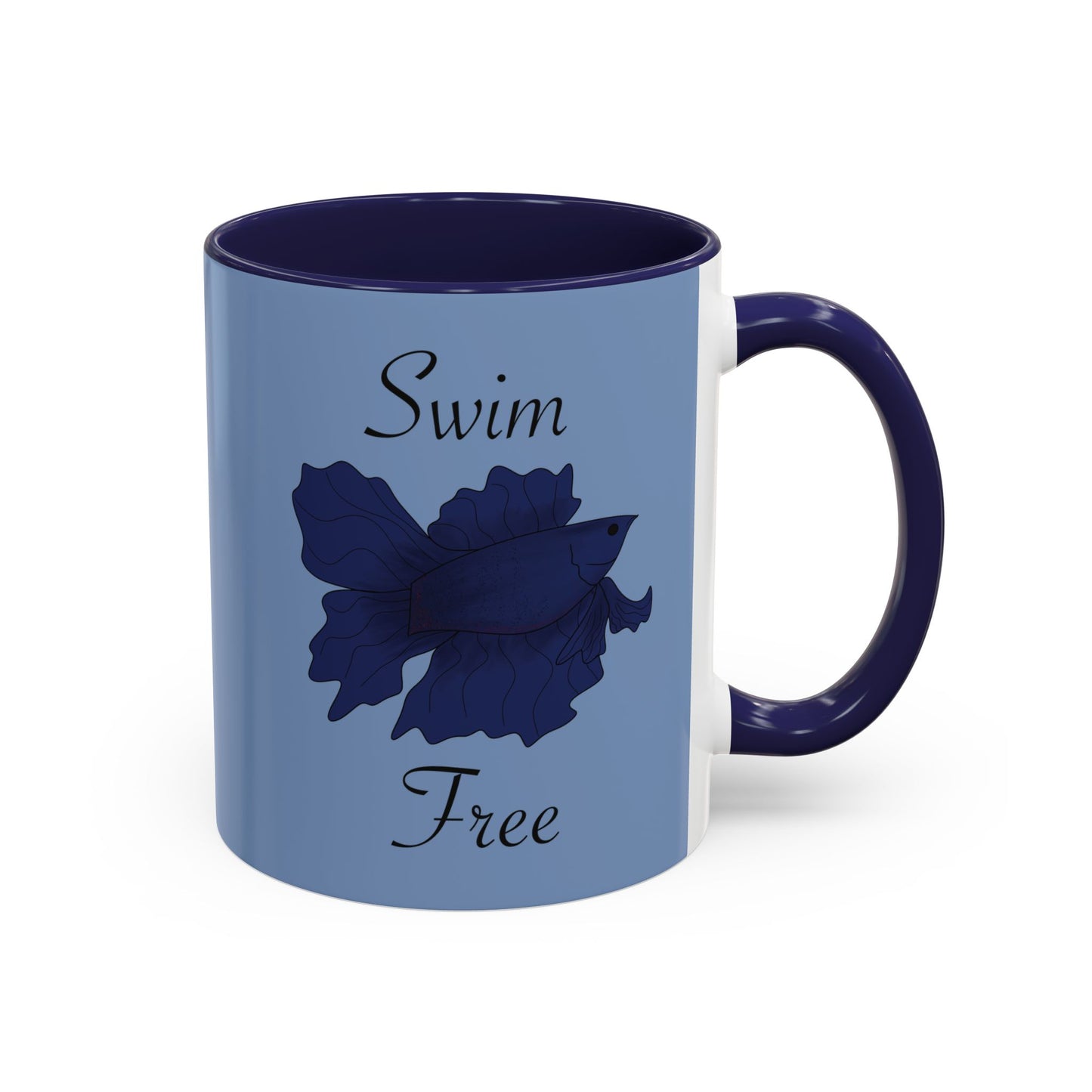 Swim Free Ceramic Mug