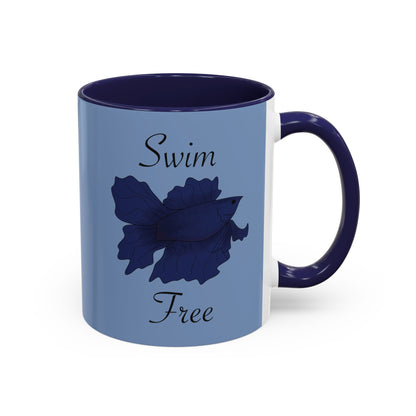 Swim Free Ceramic Mug