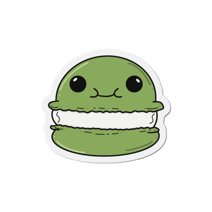 Green Macaron Kiss-Cut Magnet