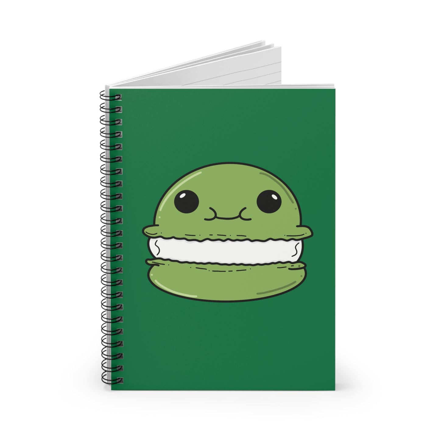 Green Macaron Spiral Notebook