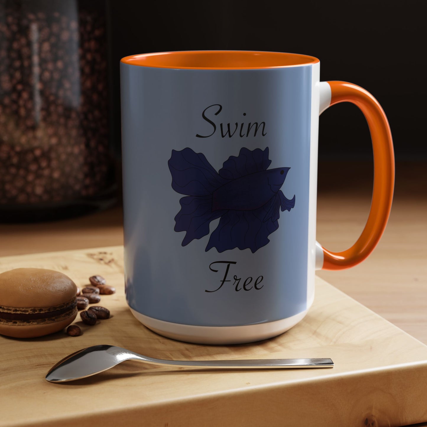 Swim Free Ceramic Mug