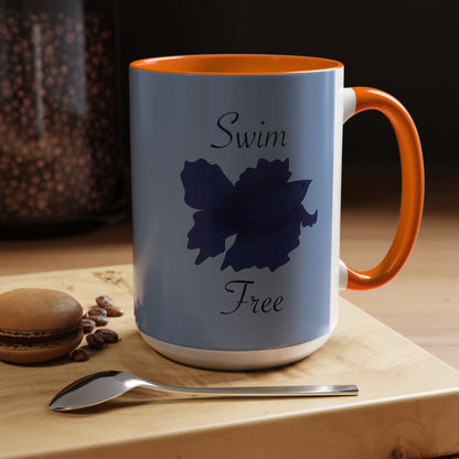 Swim Free Ceramic Mug