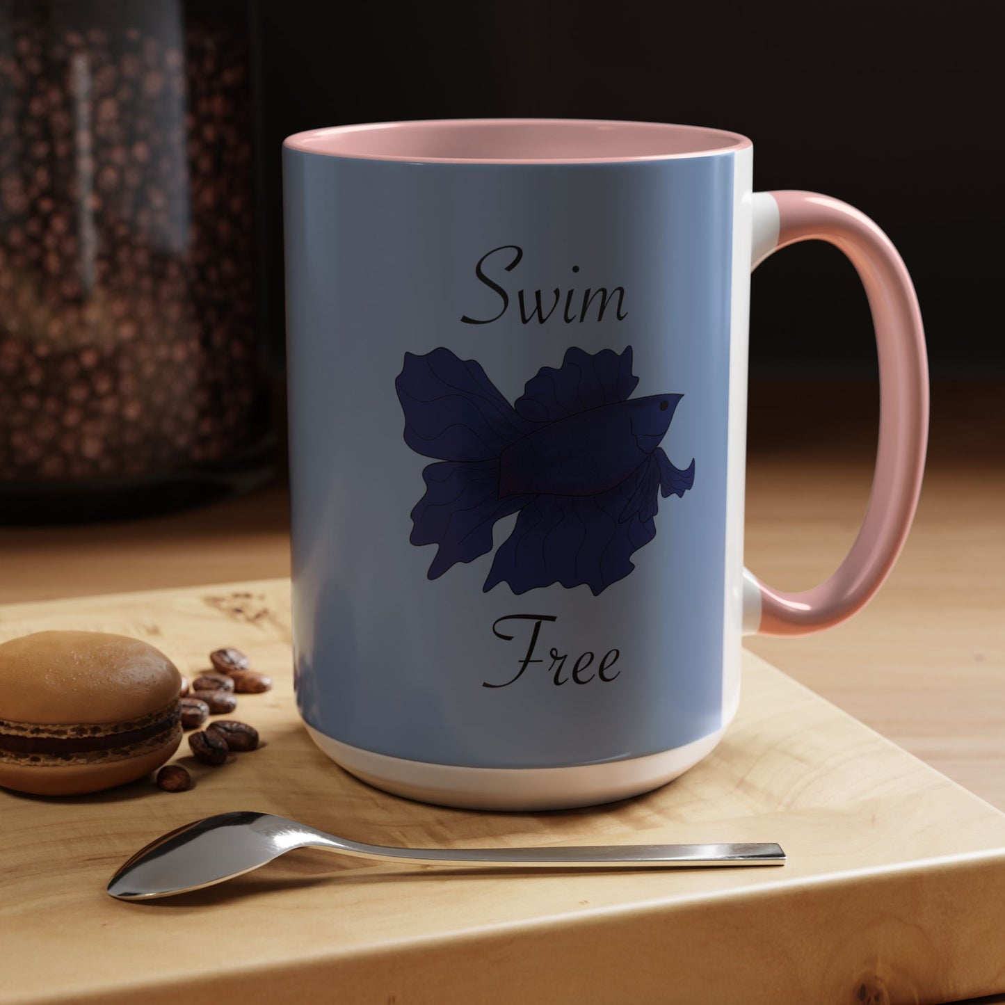 Swim Free Ceramic Mug