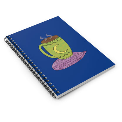 Moon Drop Alternate Logo Notebook - Blue