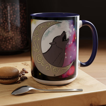 Moon Drop Logo- Nebula Ceramic Mug