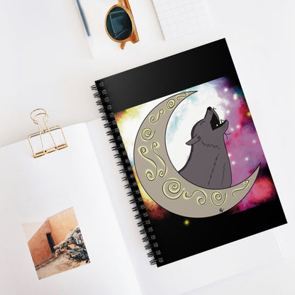 Moon Drop Books Spiral Notebook