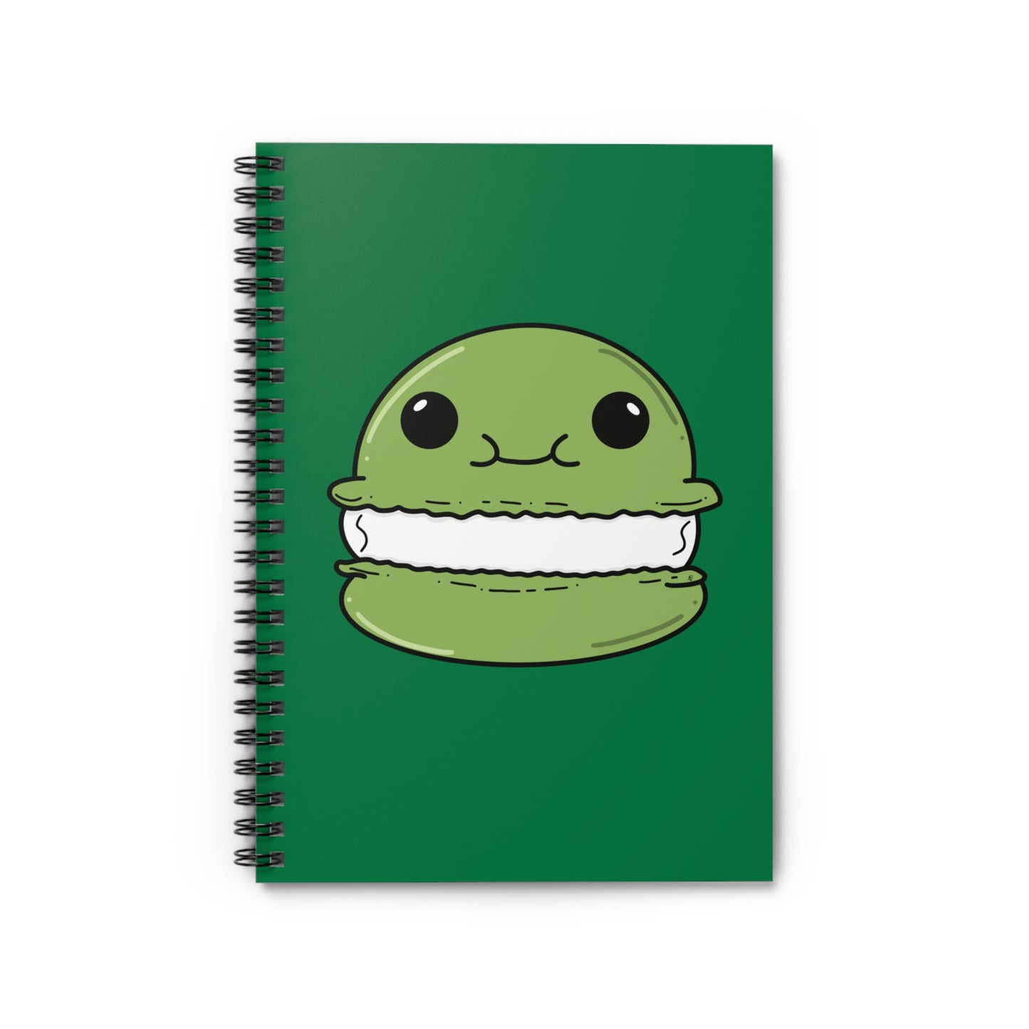 Green Macaron Spiral Notebook