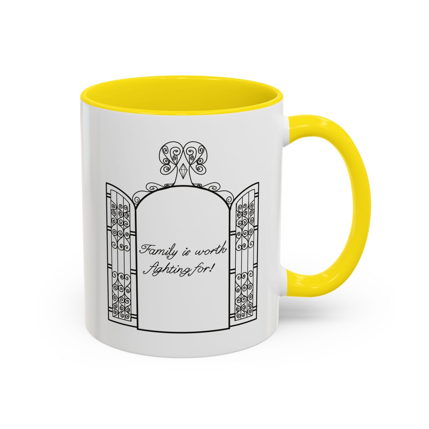 Family is worth fighting for Ceramic Mug
