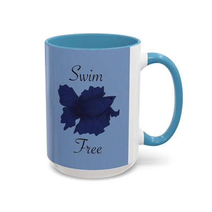 Swim Free Ceramic Mug
