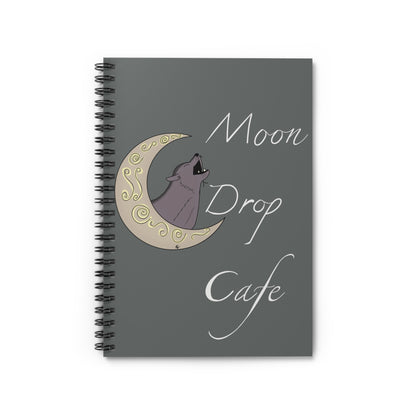 Moon Drop Cafe Spiral Notebook - V2