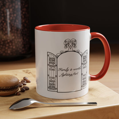 Family is worth fighting for Ceramic Mug