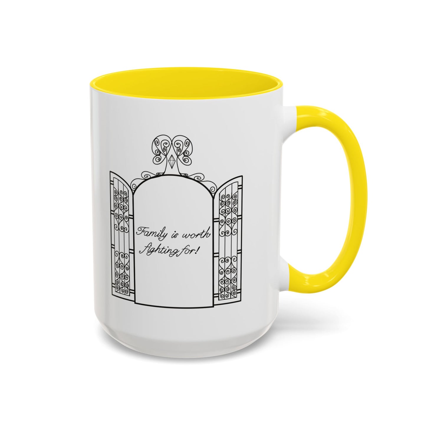 Family is worth fighting for Ceramic Mug