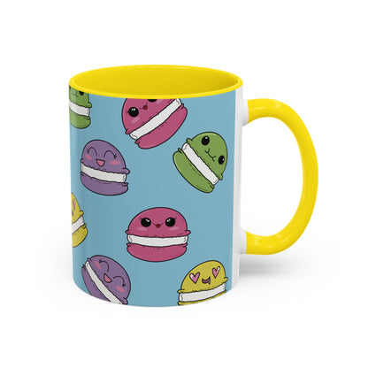 Macaron Pattern Ceramic Mug