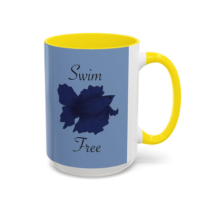 Swim Free Ceramic Mug