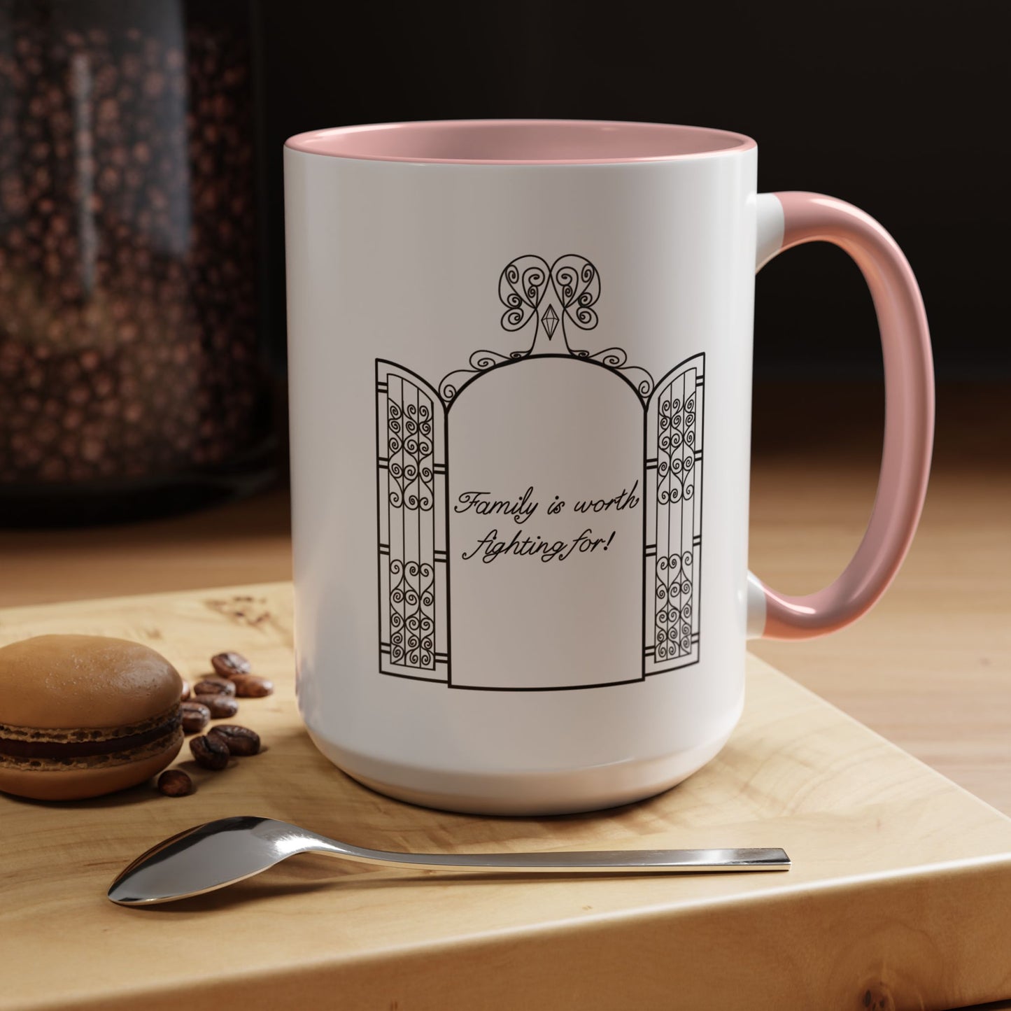 Family is worth fighting for Ceramic Mug