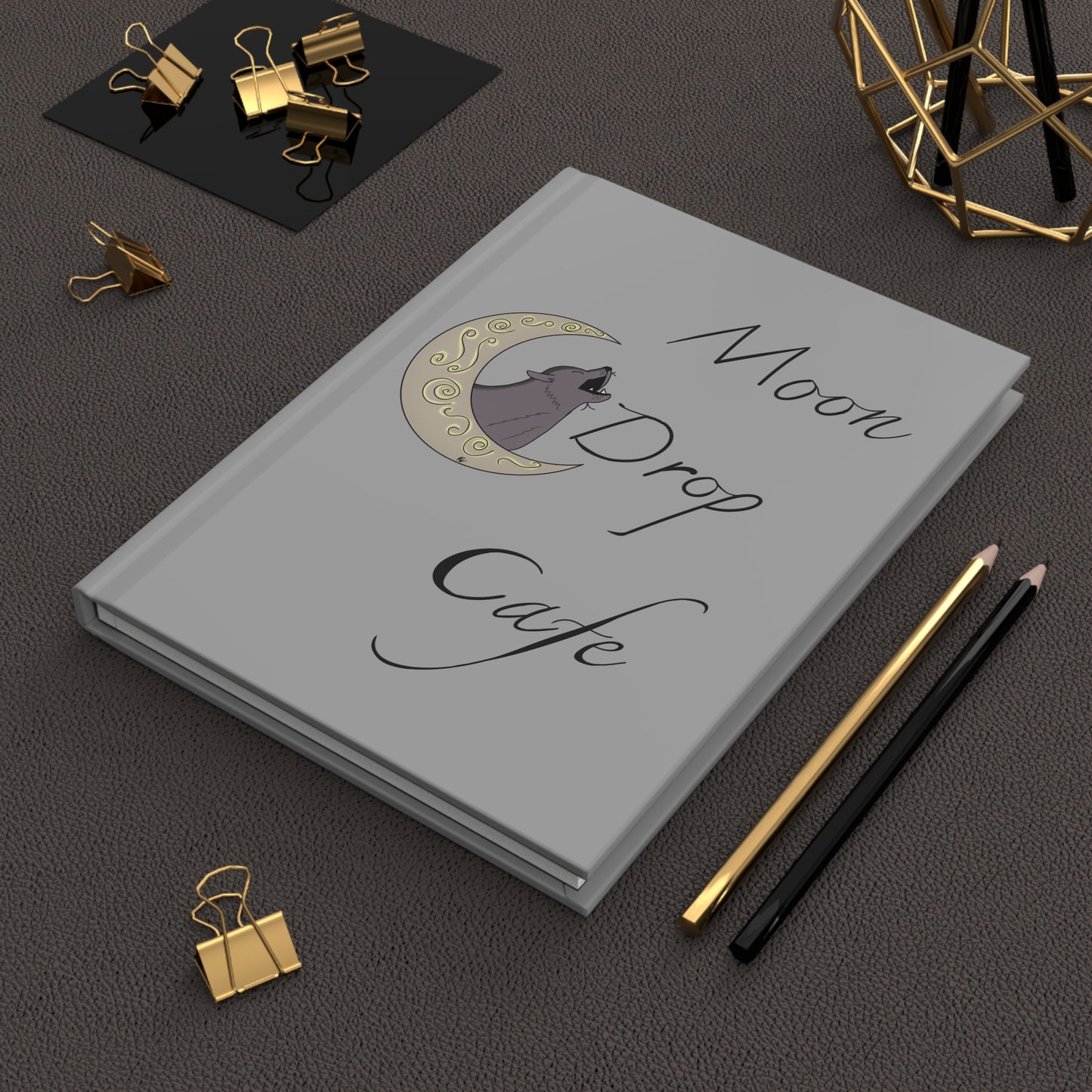 Moon Drop Café Hardcover Journal - V2
