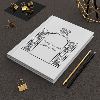 Family is Worth Fighting For Hardcover Journal