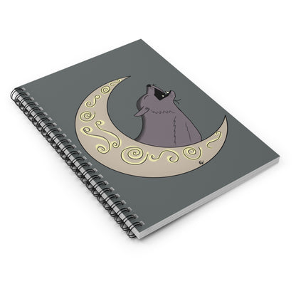 Moon Drop Cafe Spiral Notebook - V1