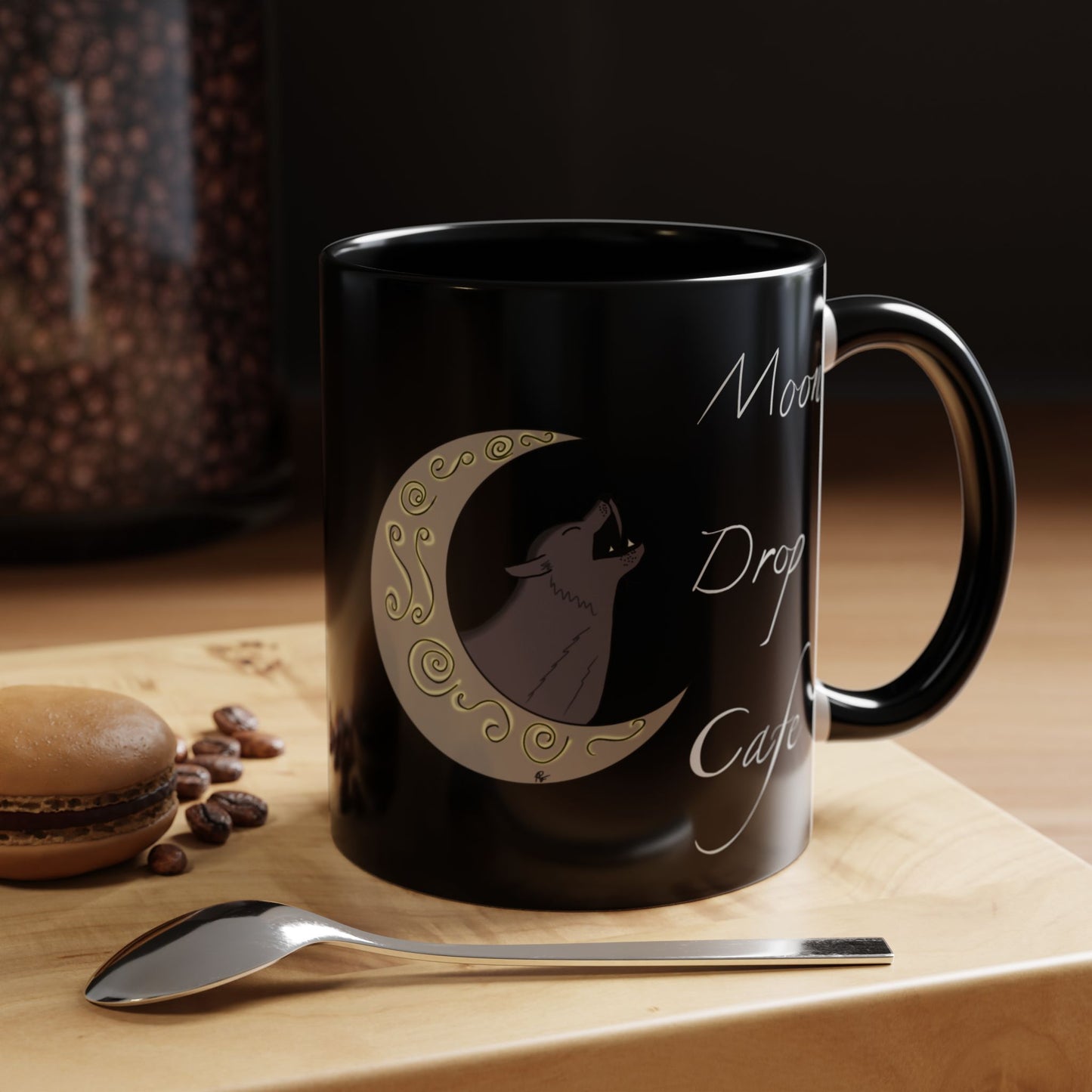 Moon Drop Logo Ceramic Mug